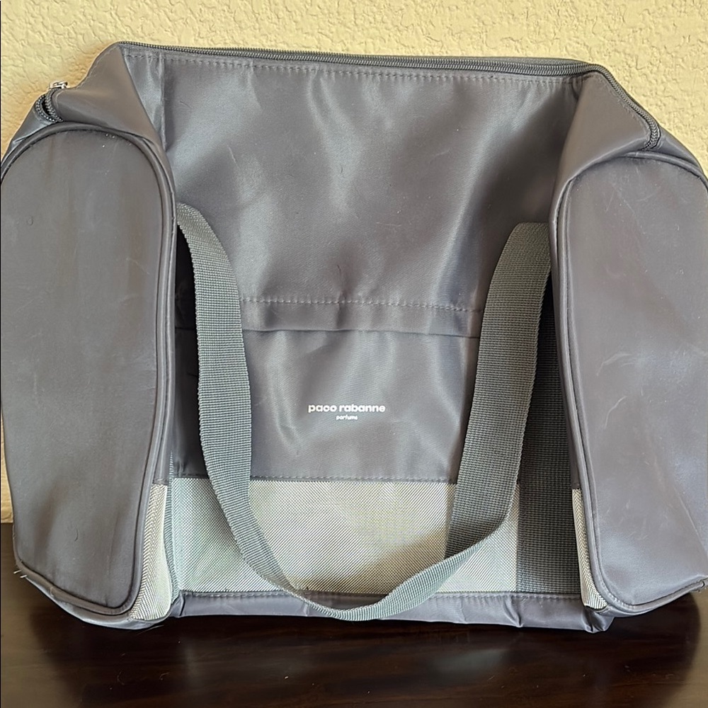 Paco Rabanne Grey Travel Weekend Bag
